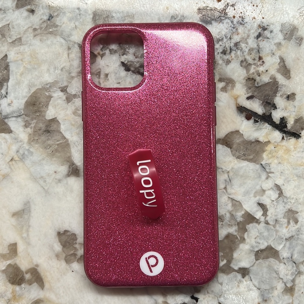 Pink Sparkle Loopy Phone Case iPhone 11 Pro